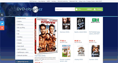 Desktop Screenshot of dvd-city.cz